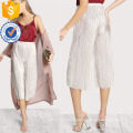 Plissee Sparkle High Rise Pants Herstellung Großhandel Mode Frauen Bekleidung (TA3097P)
